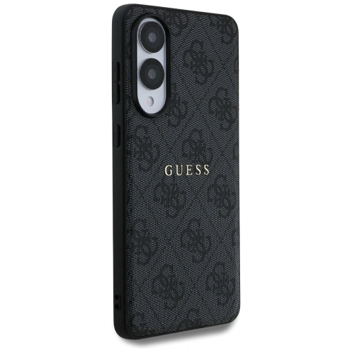 Etui Guess 4G Ring Classic Logo MagSafe do Samsung Galaxy S25 Edge czarny