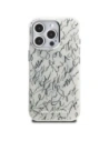 Etui Karl Lagerfeld IML Karl Script Pattern MagSafe do Apple iPhone 16 Pro biały