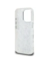 Etui Karl Lagerfeld IML Karl Script Pattern MagSafe do Apple iPhone 16 Pro biały
