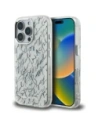 Etui Karl Lagerfeld IML Karl Script Pattern MagSafe do Apple iPhone 16 Pro Max biały