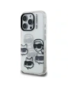 Etui Karl Lagerfeld IML Multi K&C Head Pattern do Apple iPhone 16 Pro przezroczysty