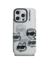 Etui Karl Lagerfeld IML Multi K&C Head Pattern do Apple iPhone 16 Pro przezroczysty