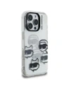 Etui Karl Lagerfeld IML Multi K&C Head Pattern do Apple iPhone 16 Pro przezroczysty