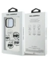 Etui Karl Lagerfeld IML Multi K&C Head Pattern do Apple iPhone 16 Pro przezroczysty