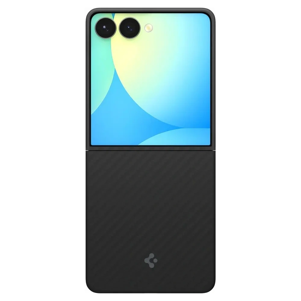 Spigen Airskin Aramid Samsung Galaxy Z Flip 7 Fekete