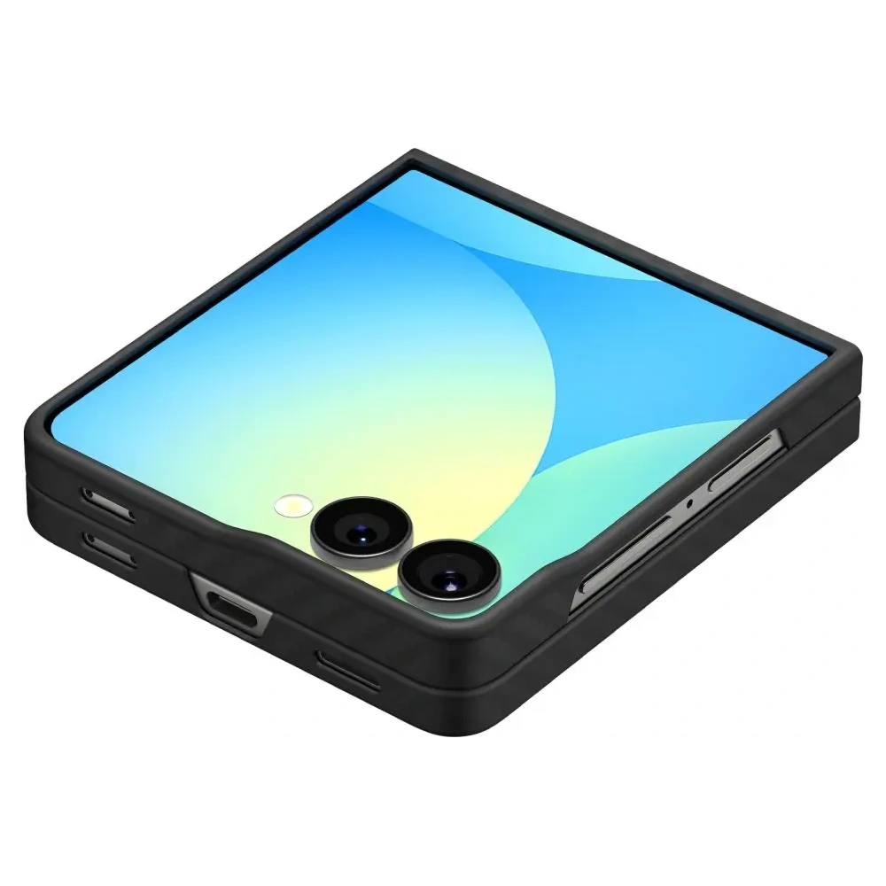 Spigen Airskin Aramid Samsung Galaxy Z Flip 7 Fekete