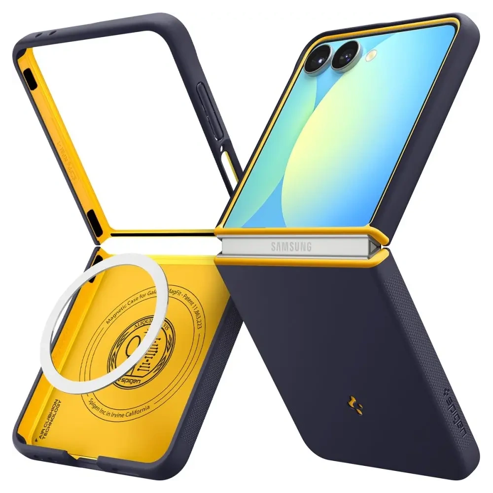 Spigen Nano Pop Mag MagSafe Samsung Galaxy Z Flip 7 Áfonya Tengerészkék
