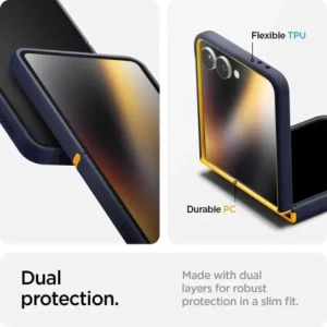 Spigen Nano Pop Mag MagSafe Samsung Galaxy Z Flip 7 Áfonya Tengerészkék