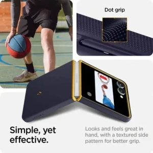 Spigen Nano Pop Mag MagSafe Samsung Galaxy Z Flip 7 Áfonya Tengerészkék