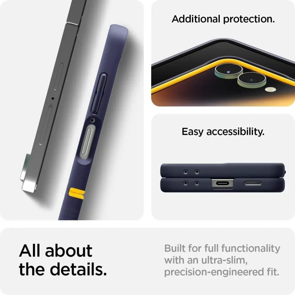 Spigen Nano Pop Mag MagSafe Samsung Galaxy Z Flip 7 Blueberry Navy