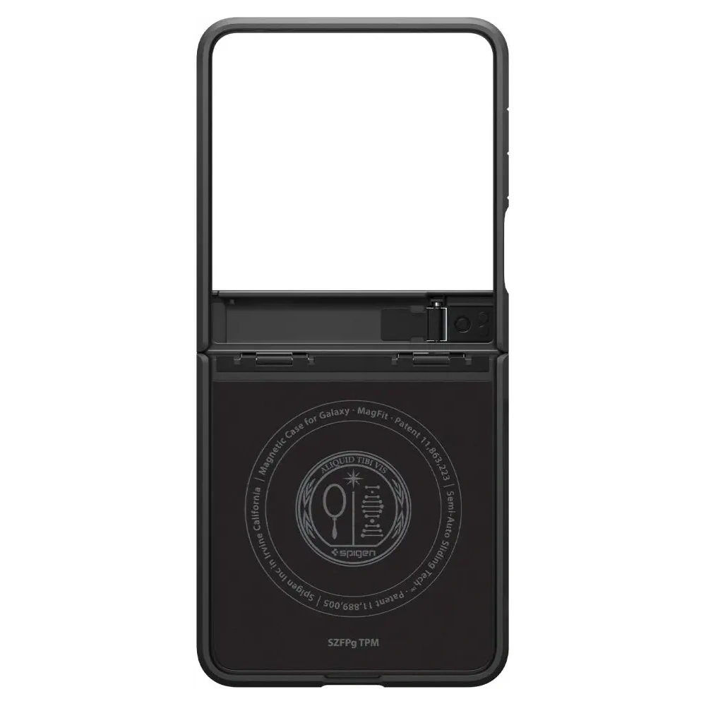 Spigen Tough Armor Pro Mag MagSafe Samsung Galaxy Z Flip 7 Fekete