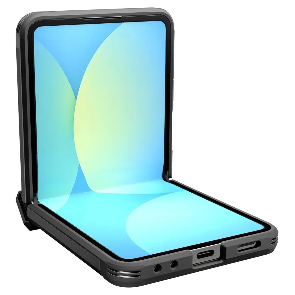 Spigen Tough Armor Pro Mag MagSafe Samsung Galaxy Z Flip 7 Fekete