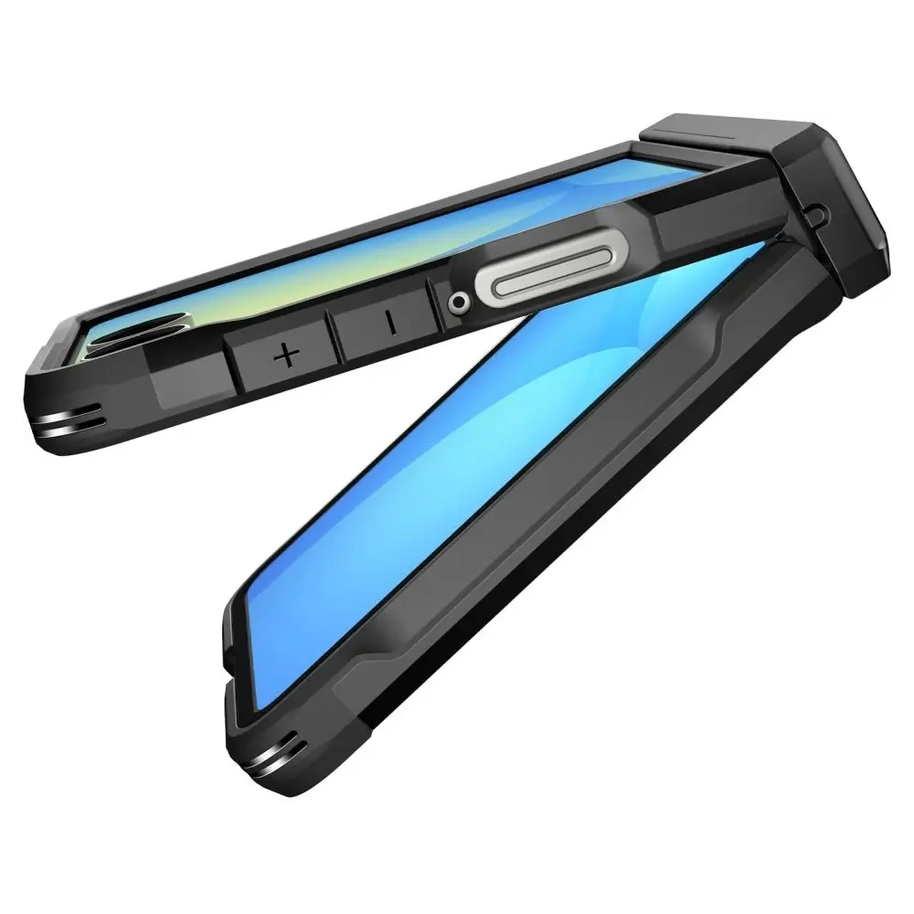 Spigen Tough Armor Pro Mag MagSafe Samsung Galaxy Z Flip 7 Fekete