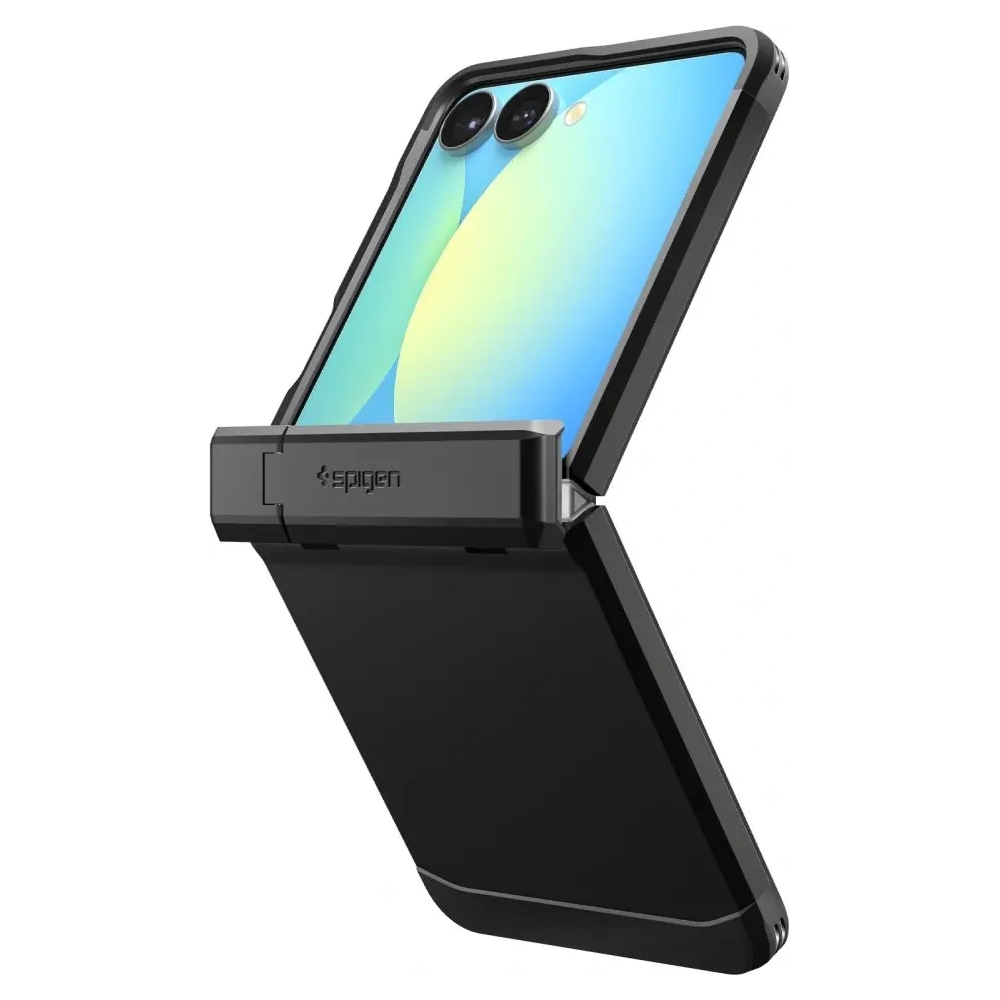 Spigen Tough Armor Pro Mag MagSafe Samsung Galaxy Z Flip 7 Fekete