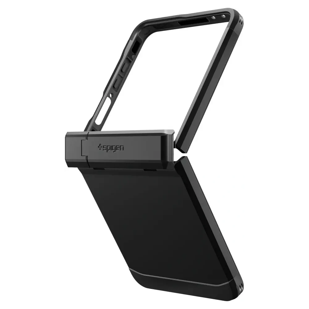 Spigen Tough Armor Pro Mag MagSafe Samsung Galaxy Z Flip 7 Fekete