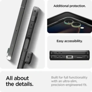 Spigen Tough Armor Pro Mag MagSafe Samsung Galaxy Z Flip 7 Black