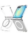 Spigen Ultra Hybrid Pro Mag MagSafe Samsung Galaxy Z Flip 7 Clar/Alb