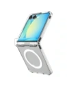 Spigen Ultra Hybrid Pro Mag MagSafe Samsung Galaxy Z Flip 7 Clar/Alb
