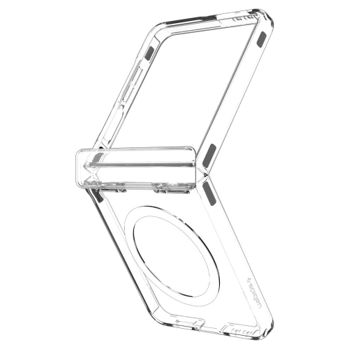 Etui Spigen Ultra Hybrid Pro Mag MagSafe do Samsung Galaxy Z Flip 7 Clear/white