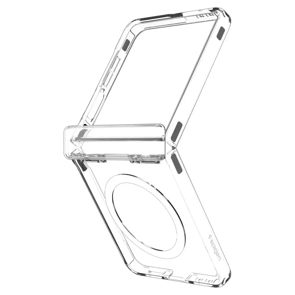 Spigen Ultra Hybrid Pro Mag MagSafe Samsung Galaxy Z Flip 7 Clar/Alb