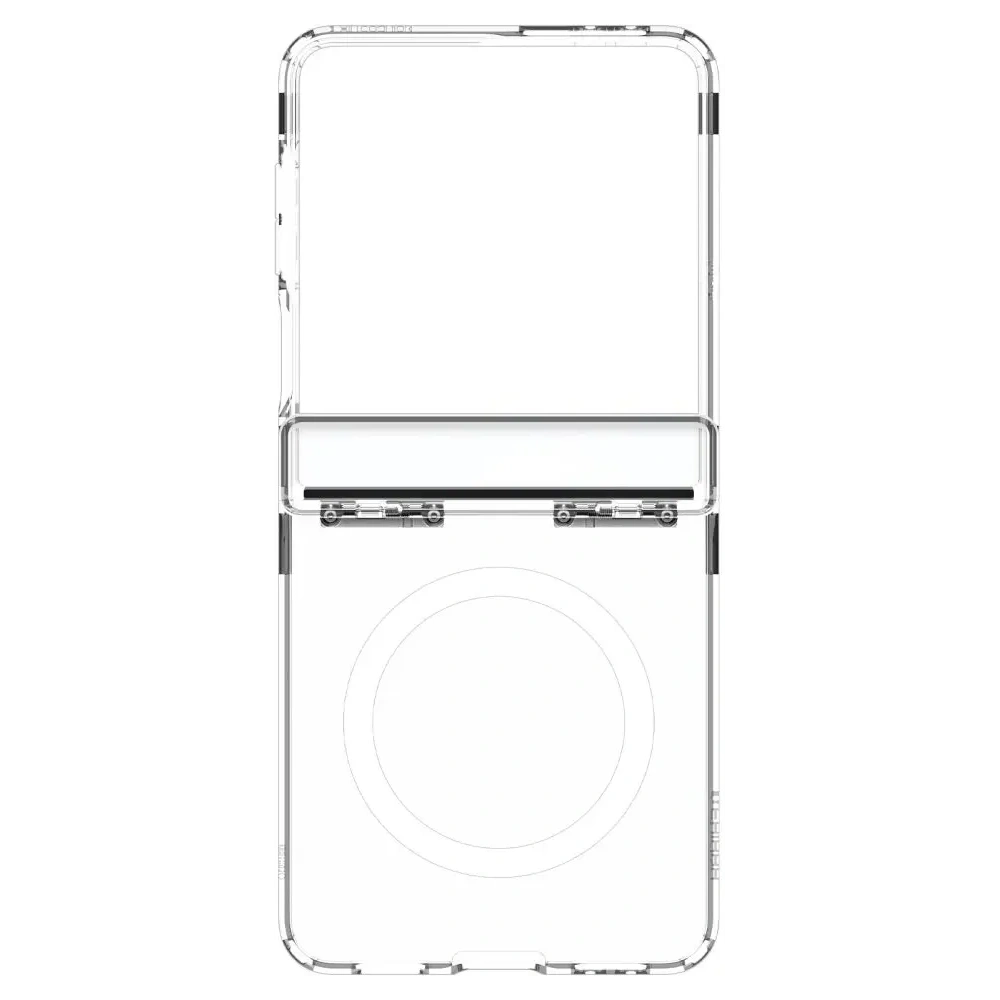 Spigen Ultra Hybrid Pro Mag MagSafe Samsung Galaxy Z Flip 7 Clar/Alb