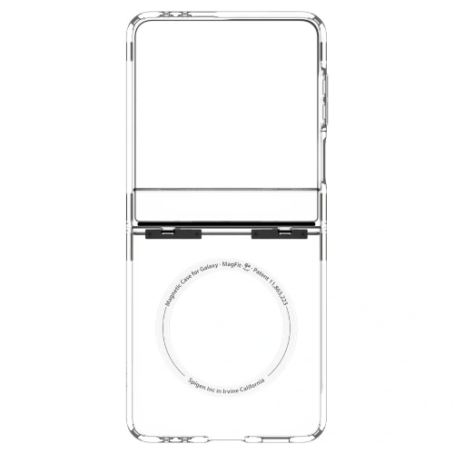 Etui Spigen Ultra Hybrid Pro Mag MagSafe do Samsung Galaxy Z Flip 7 Clear/white