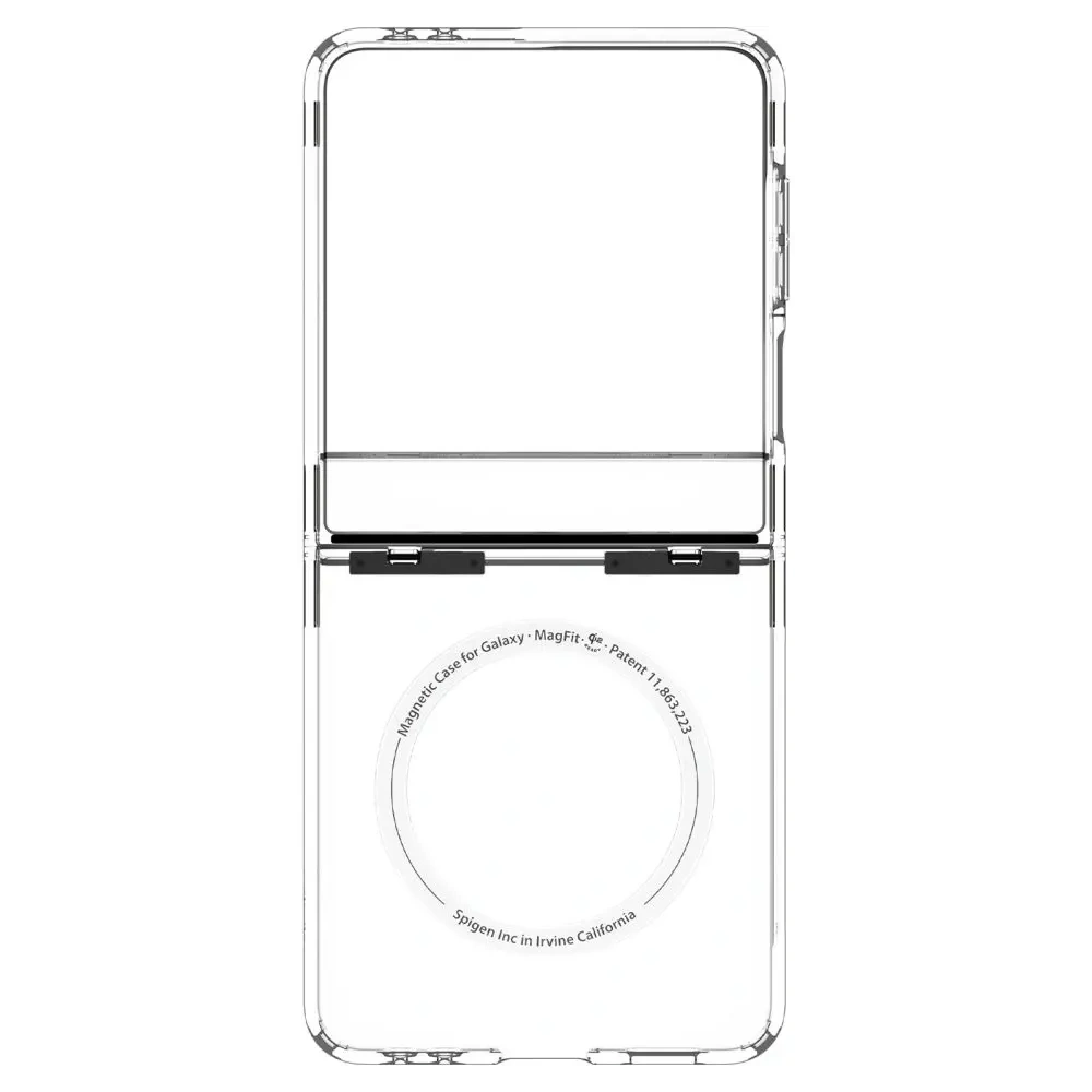 Spigen Ultra Hybrid Pro Mag MagSafe Samsung Galaxy Z Flip 7 Clar/Alb