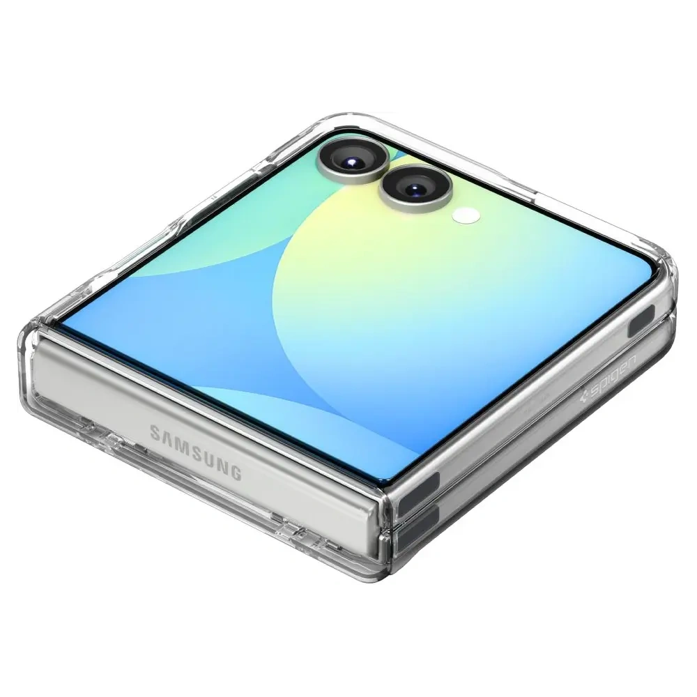 Spigen Ultra Hybrid Pro Mag MagSafe Samsung Galaxy Z Flip 7 Clar/Alb