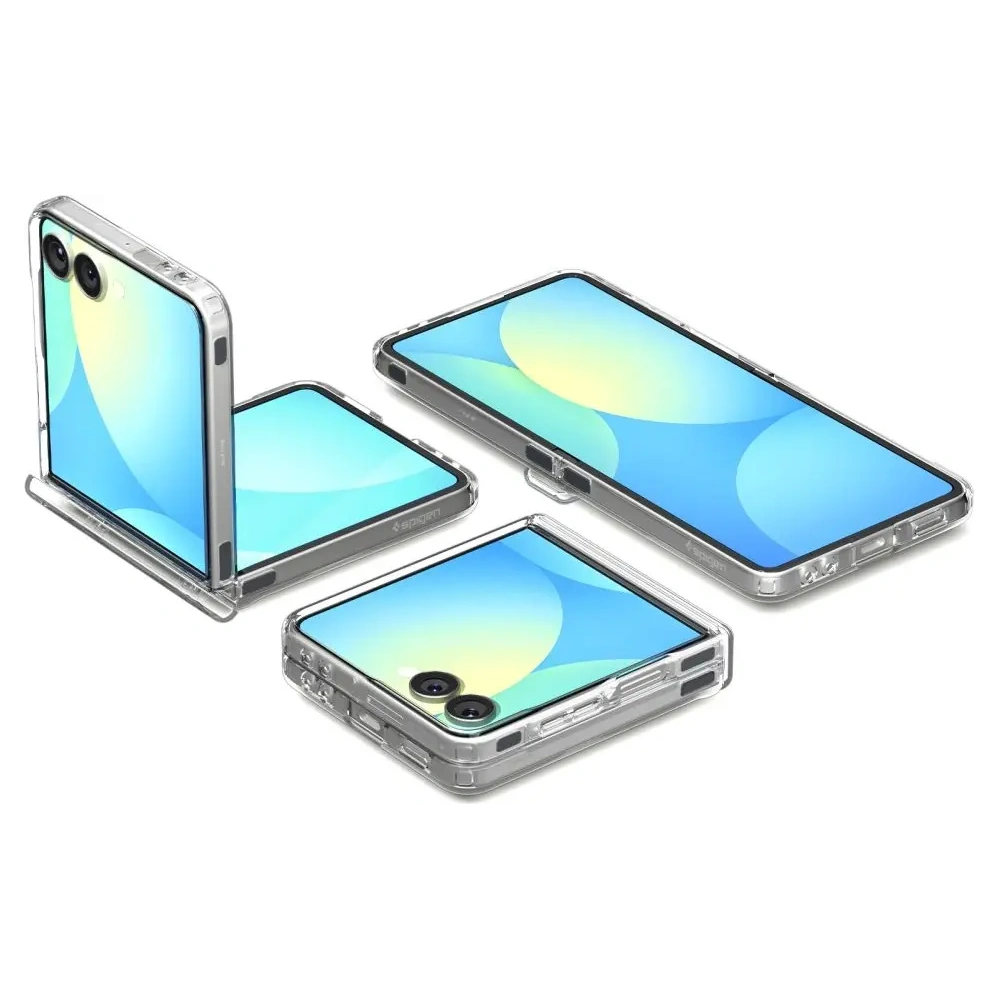 Spigen Ultra Hybrid Pro Mag MagSafe Samsung Galaxy Z Flip 7 Clar/Alb