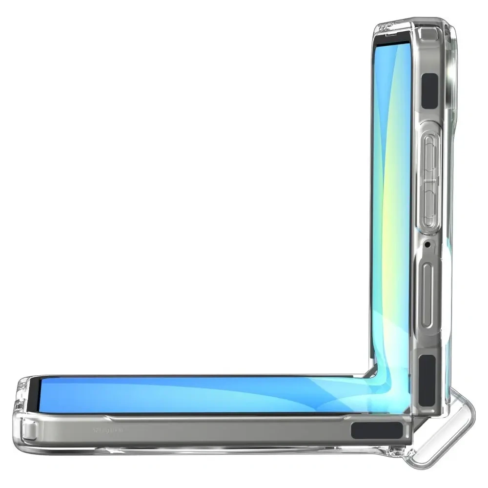 Spigen Ultra Hybrid Pro Mag MagSafe Samsung Galaxy Z Flip 7 Clar/Alb