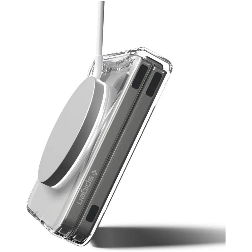 Spigen Ultra Hybrid Pro Mag MagSafe Samsung Galaxy Z Flip 7 Clar/Alb
