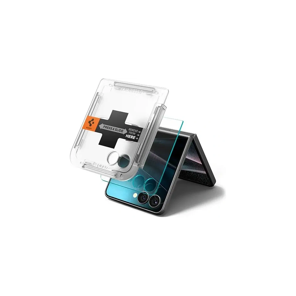 Spigen Glas.tr ez Fit HD Samsung Galaxy Z Flip 7 Clar [2 PACHET]