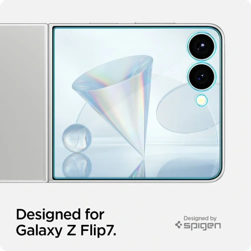 Szkło hartowane Spigen Glas.tr ez Fit HD do Samsung Galaxy Z Flip 7 Clear [2 PACK]
