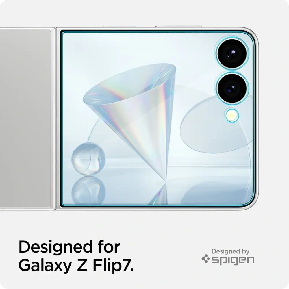 Spigen Glas.tr ez Fit HD Samsung Galaxy Z Flip 7 Clar [2 PACHET]