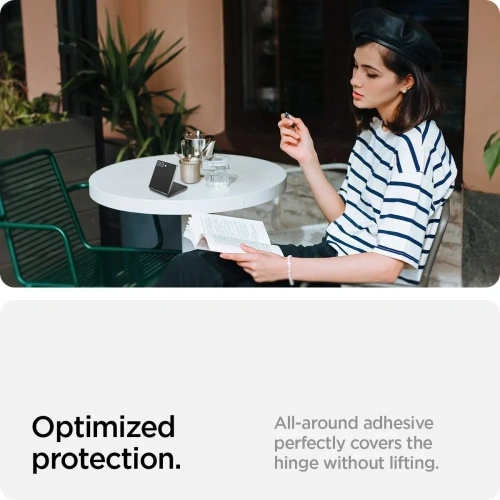 Szkło hartowane Spigen Glas.tr ez Fit HD do Samsung Galaxy Z Flip 7 Clear [2 PACK]