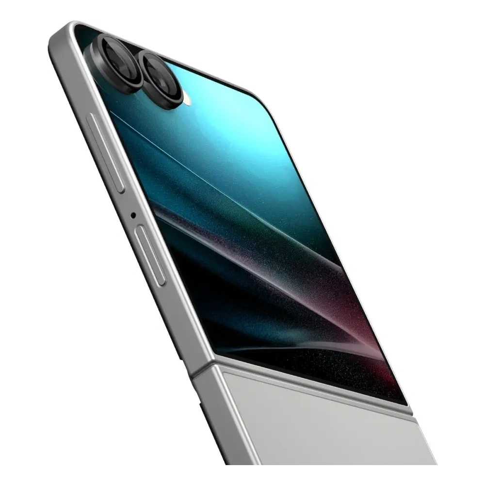 Protector de cameră Spigen Optik Pro HD Glas.tr ez Fit pentru Samsung Galaxy Z Flip 7 Negru [2 PACHET]
