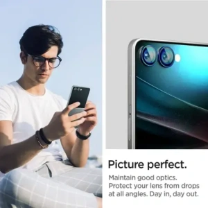 Spigen Optik Pro HD üveg.kamera védő Samsung Galaxy Z Flip 7 fekete [2 CSOMAG]