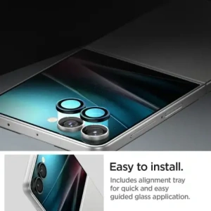 Spigen Optik Pro HD üveg.kamera védő Samsung Galaxy Z Flip 7 fekete [2 CSOMAG]