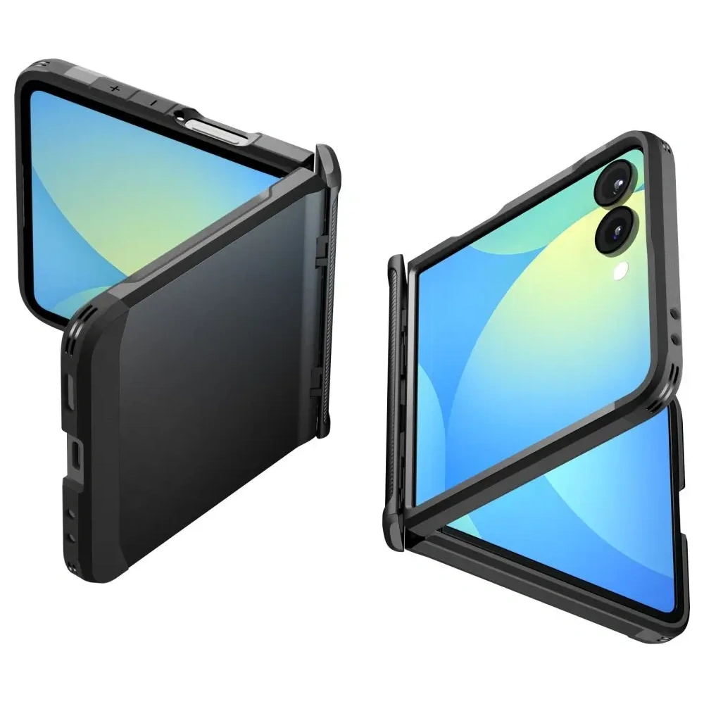 Spigen Slim Armor Pro Mag MagSafe Samsung Galaxy Z Flip 7 Fekete
