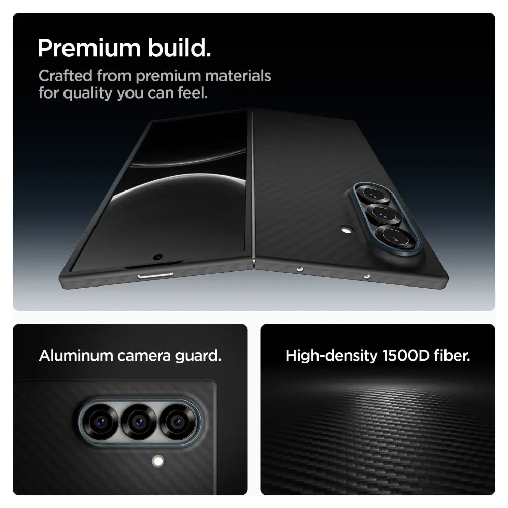 Spigen Airskin Aramid Samsung Galaxy Z Fold 7 Negru