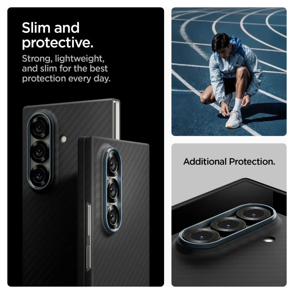 Spigen Airskin Aramid Samsung Galaxy Z Fold 7 Negru