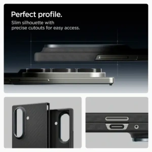 Etui Spigen Airskin Aramid do Samsung Galaxy Z Fold 7 Black