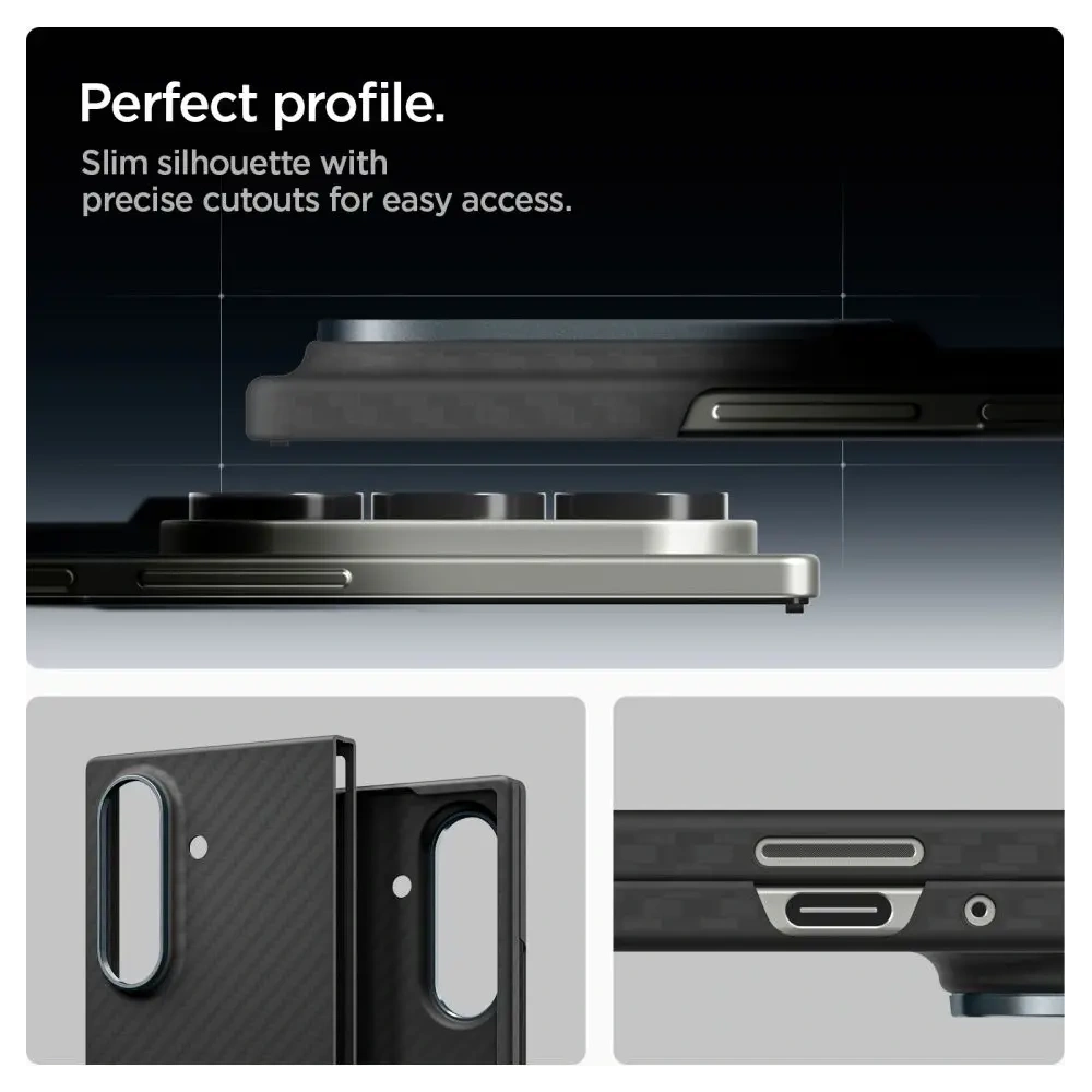 Spigen Airskin Aramid Samsung Galaxy Z Fold 7 Negru