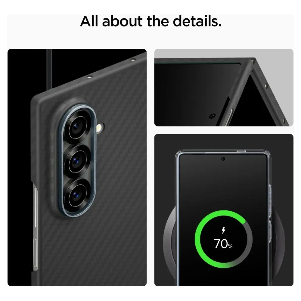 Spigen Airskin Aramid Samsung Galaxy Z Fold 7 Negru