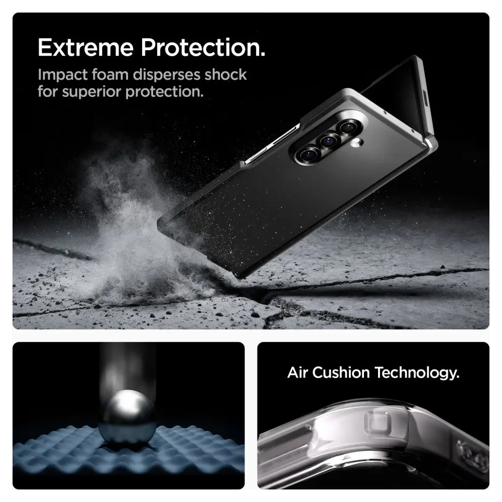 Spigen Tough Armor Pro Mag MagSafe Samsung Galaxy Z Fold 7 Fekete