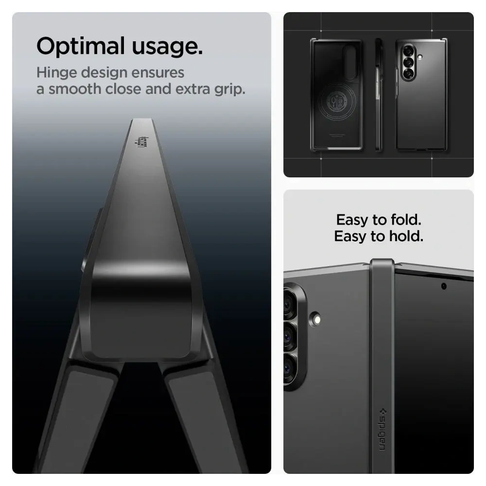 Spigen Tough Armor Pro Mag MagSafe Samsung Galaxy Z Fold 7 Fekete