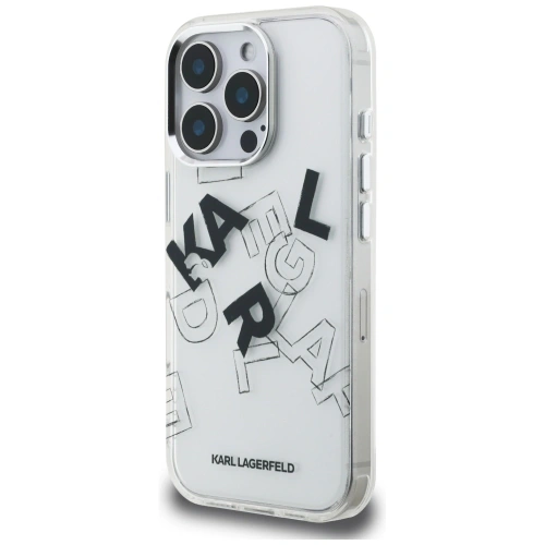 Etui Karl Lagerfeld IML Sketched Graphic do Apple iPhone 16 Pro Max przezroczysty