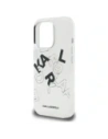 Etui Karl Lagerfeld IML Sketched Graphic do Apple iPhone 16 Pro Max przezroczysty