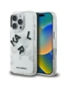 Etui Karl Lagerfeld IML Sketched Graphic do Apple iPhone 16 Pro przezroczysty