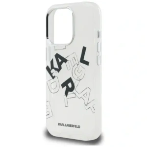 Etui Karl Lagerfeld IML Sketched Graphic do Apple iPhone 16 Pro przezroczysty